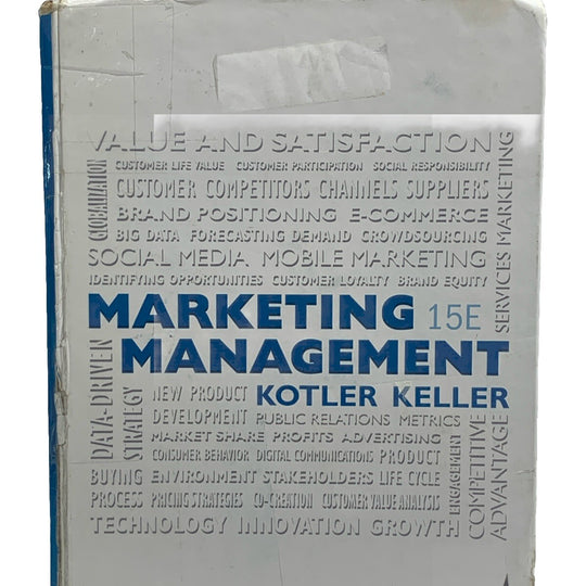 Marketing Management 15E Book by Kevin Keller and Philip Kotler (2014 Hardcover)