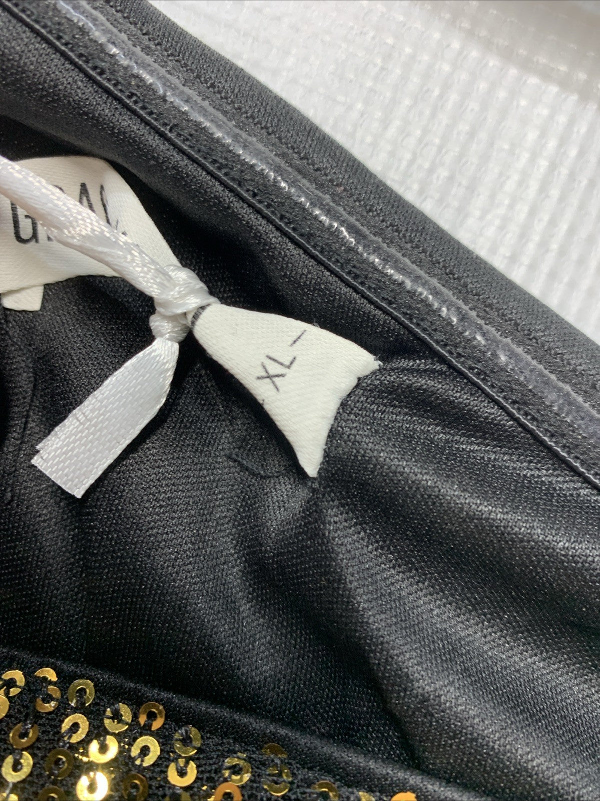 GRACE KARIN Womens Sequin Party Dress Cocktail One Shoulder Sleeveless Size XL