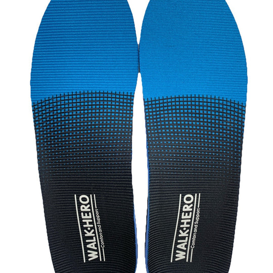 Walk Hero Size Mens 7-7.5 Women's 9-9.5 Medical Orthotic Insoles Support 1 Pair