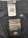 Dickies Men's FLEX Slim Fit Straight Leg Cargo Work Long Pants Size 36x30 Black