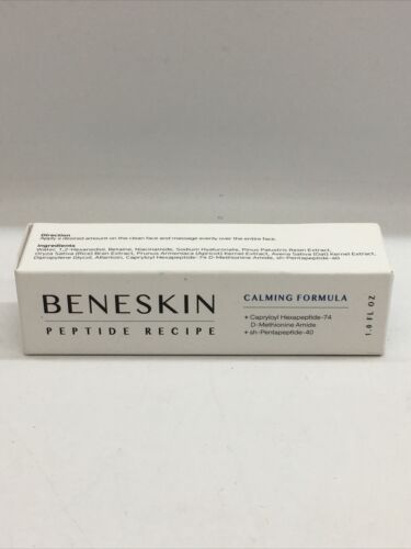 BENESKIN Peptide Recipe Calming Formula For Skin Irritation Capryloyl 1 Fl Oz