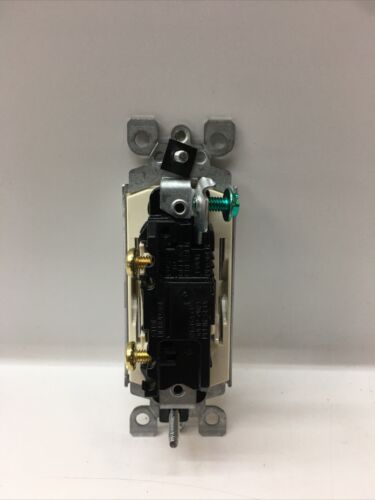Leviton Decora 5601-2T 15 Amp 120/277 Volt Switches Light Almond 10-Pack