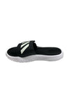 Adidas Alphabounce Slides Men’s Size 5 Bkack/White Slip-on Single-bandage Upper