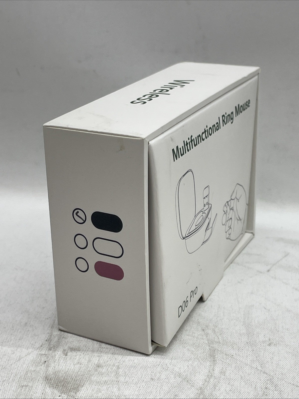 Multifunctional Ring Mouse D06 Pro with Holder Short Video Control Page Turning
