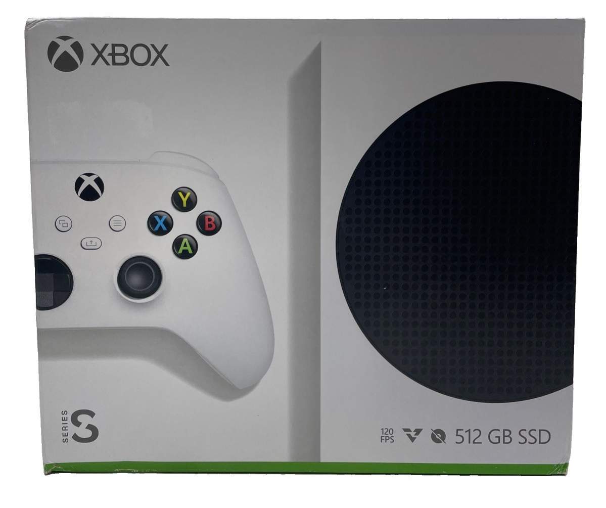 XBOX Series S: Gaming Console with 512GB: USB-C Connection & Wi-Fi 5 - White