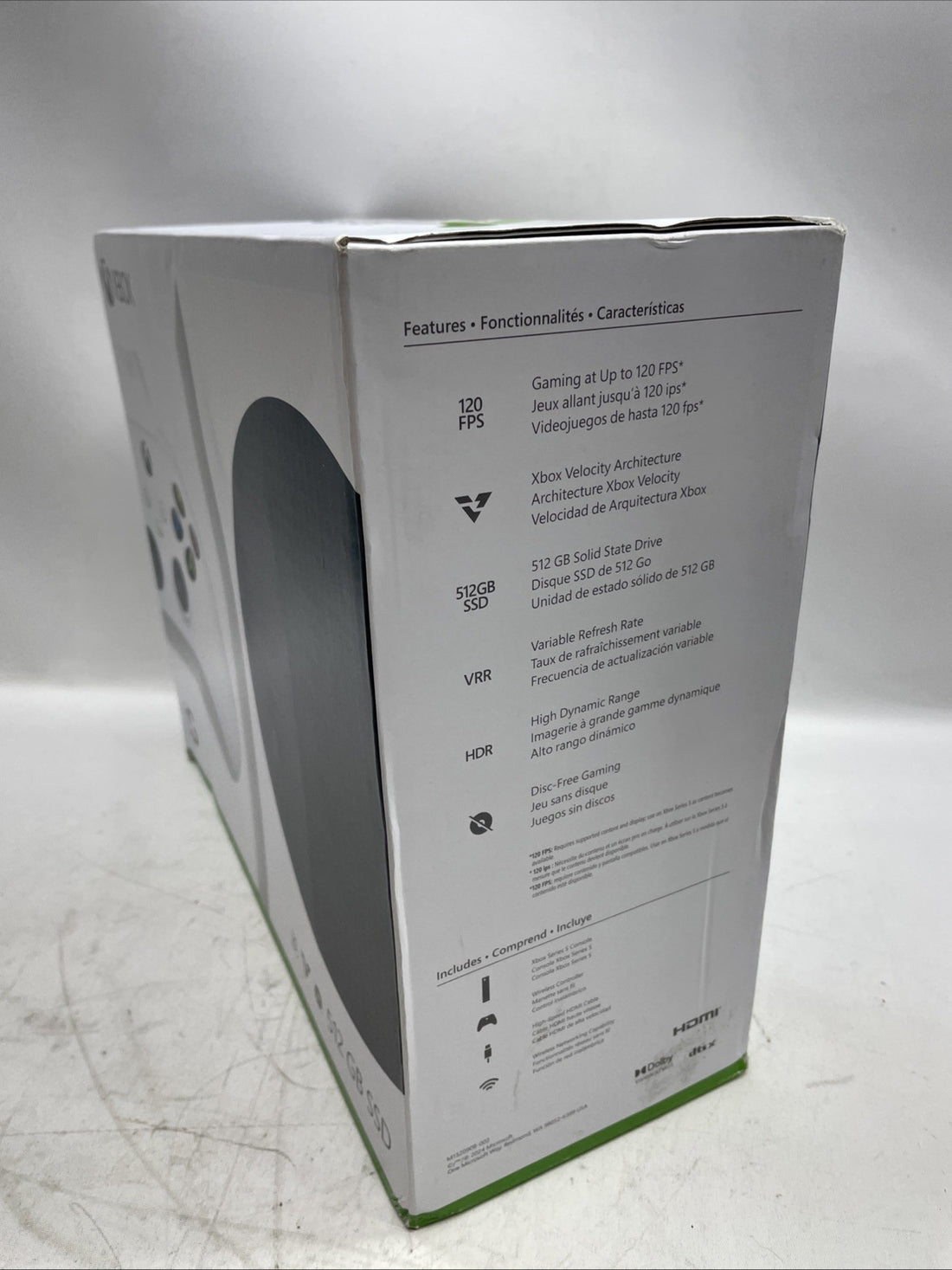 XBOX Series S: Gaming Console with 512GB: USB-C Connection & Wi-Fi 5 - White
