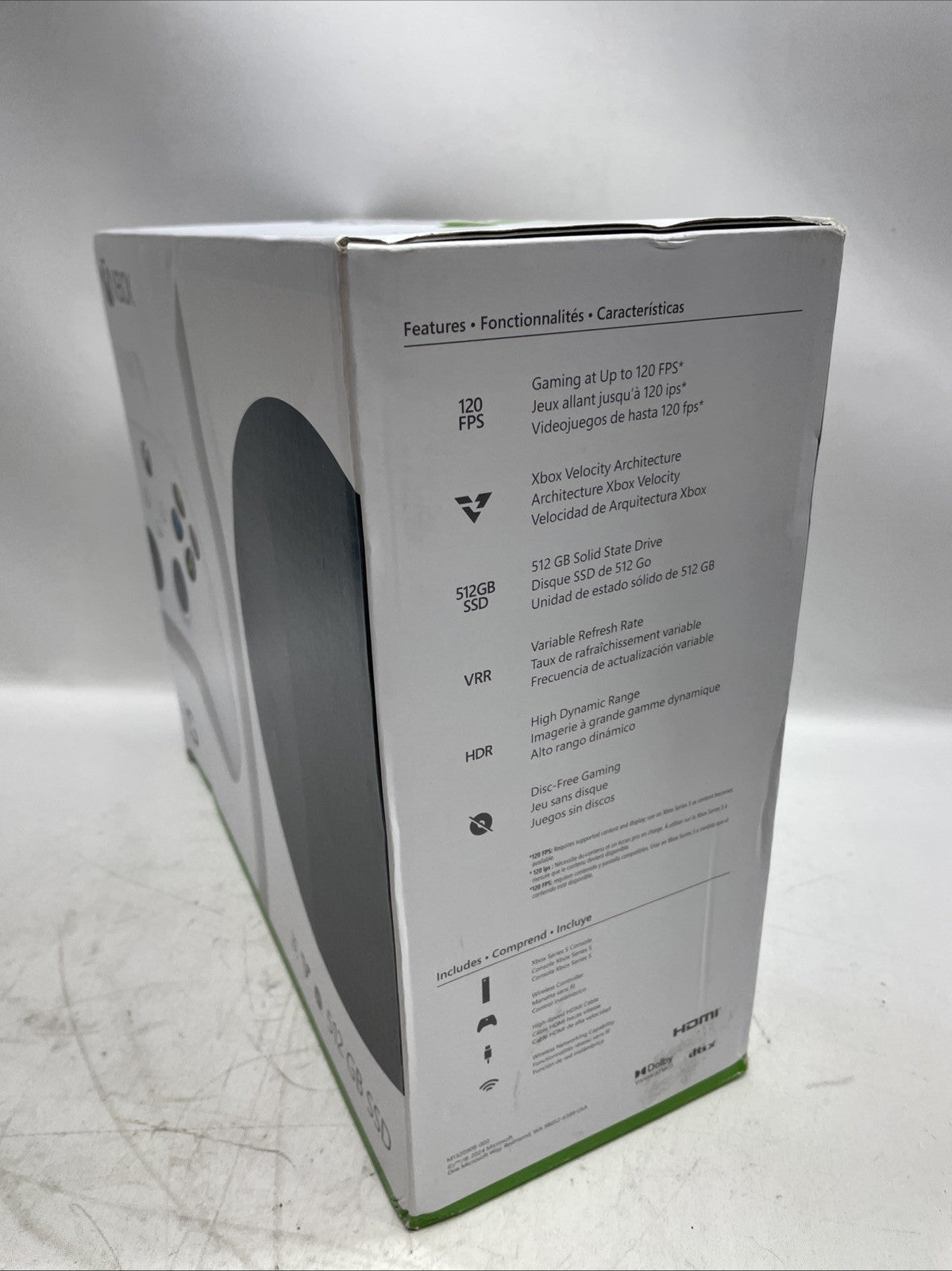 XBOX Series S: Gaming Console with 512GB: USB-C Connection & Wi-Fi 5 - White