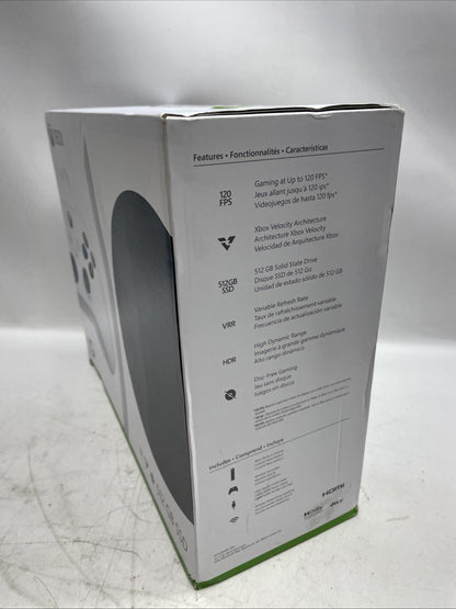 XBOX Series S: Gaming Console with 512GB: USB-C Connection & Wi-Fi 5 - White