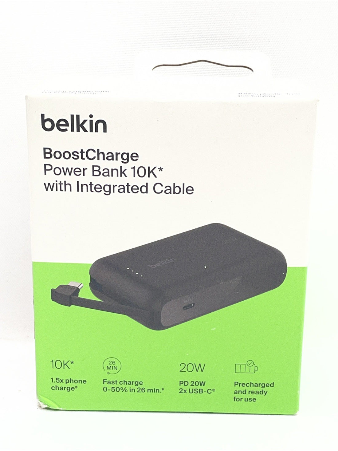 Belkin 10000mAh 20W USB C Power Bank Portable Charger for iPhone & iPad Fast Cha