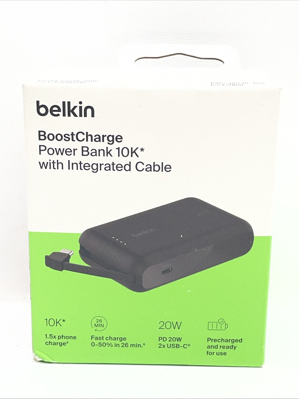 Belkin 10000mAh 20W USB C Power Bank Portable Charger for iPhone & iPad Fast Cha