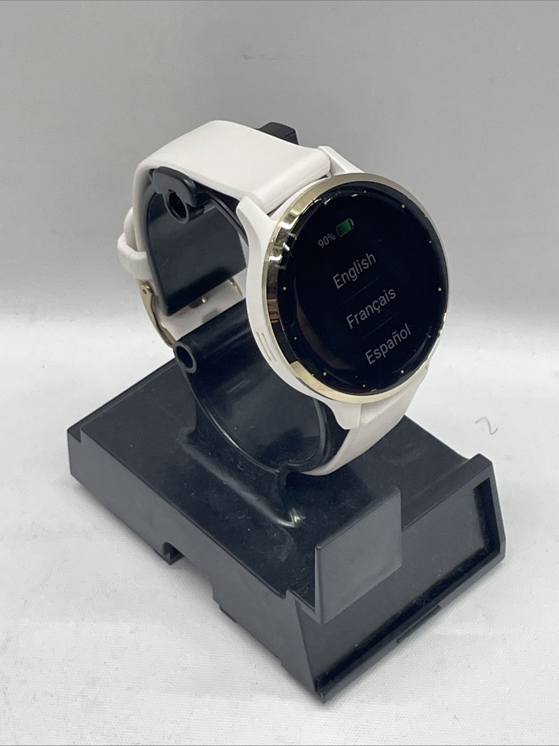 Garmin Venu® 3S, Premium Fitness Smartwatch 41mm Ivory Built-In Speaker & Mic