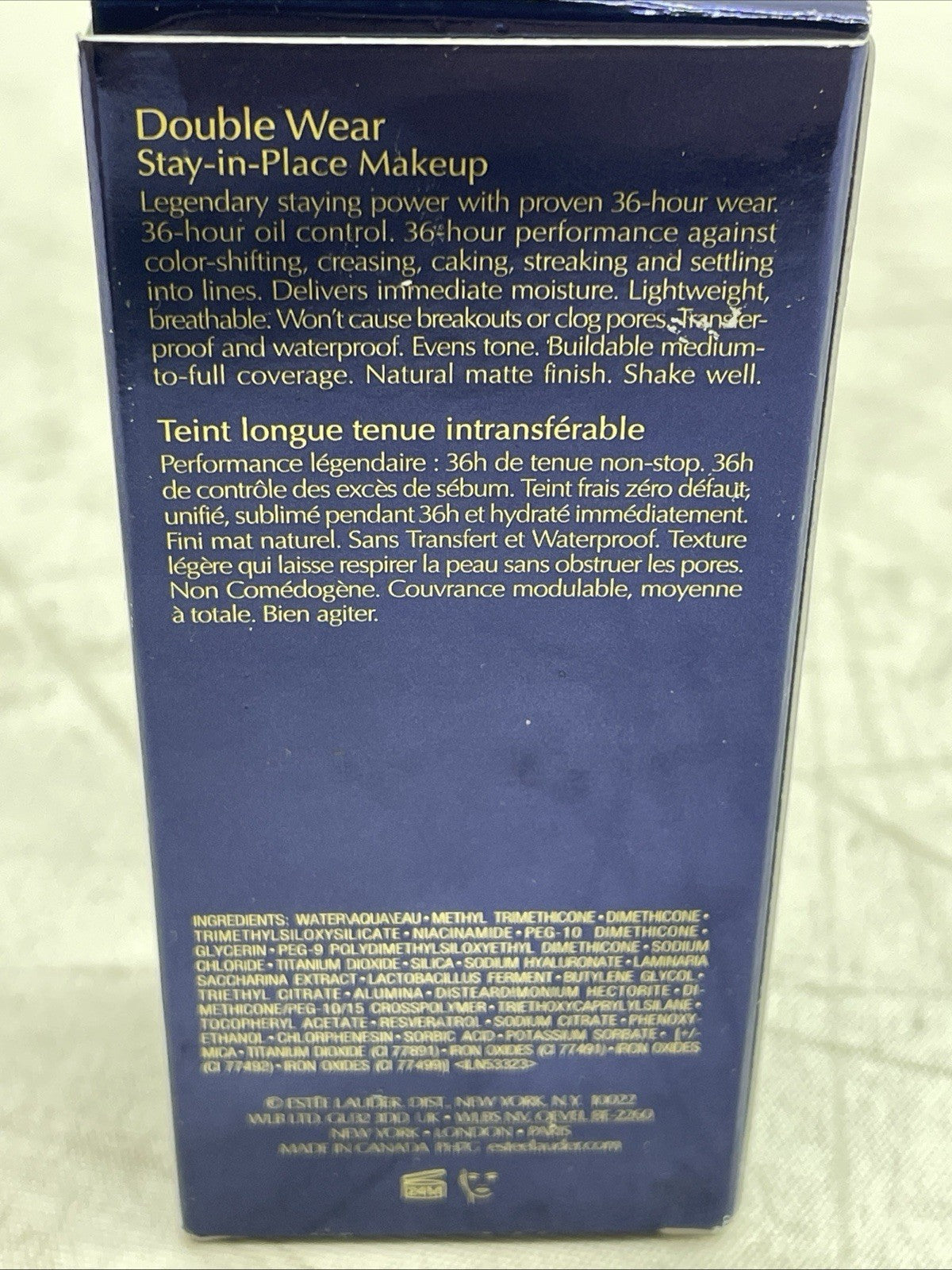 Estée Lauder Double Wear Stay-in-Place Foundation Makeup Long-Wear - 1 fl oz
