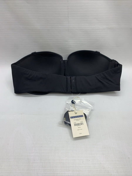 Aisilin Women Strapless Bra Underwire Multiway Full Coverage D024 Size 38C Black