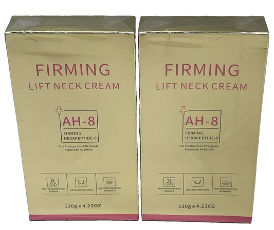 Firming Lifting Neck Cream + Ah-8 Firming Hexapeptide-8 120g/4.23oz - Lot Of 2