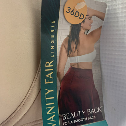 Vanity Fair 74380 Women's Bra Strapless Beauty Back Underwire Size 36DD Beige