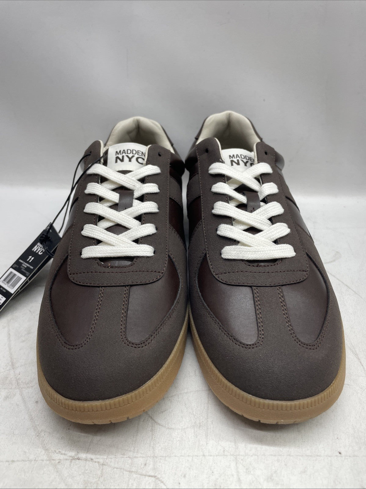 Madden MNYC Comfort Lace-up Breathable Sneakers M-morddy Fash Dark Brown Mens 11