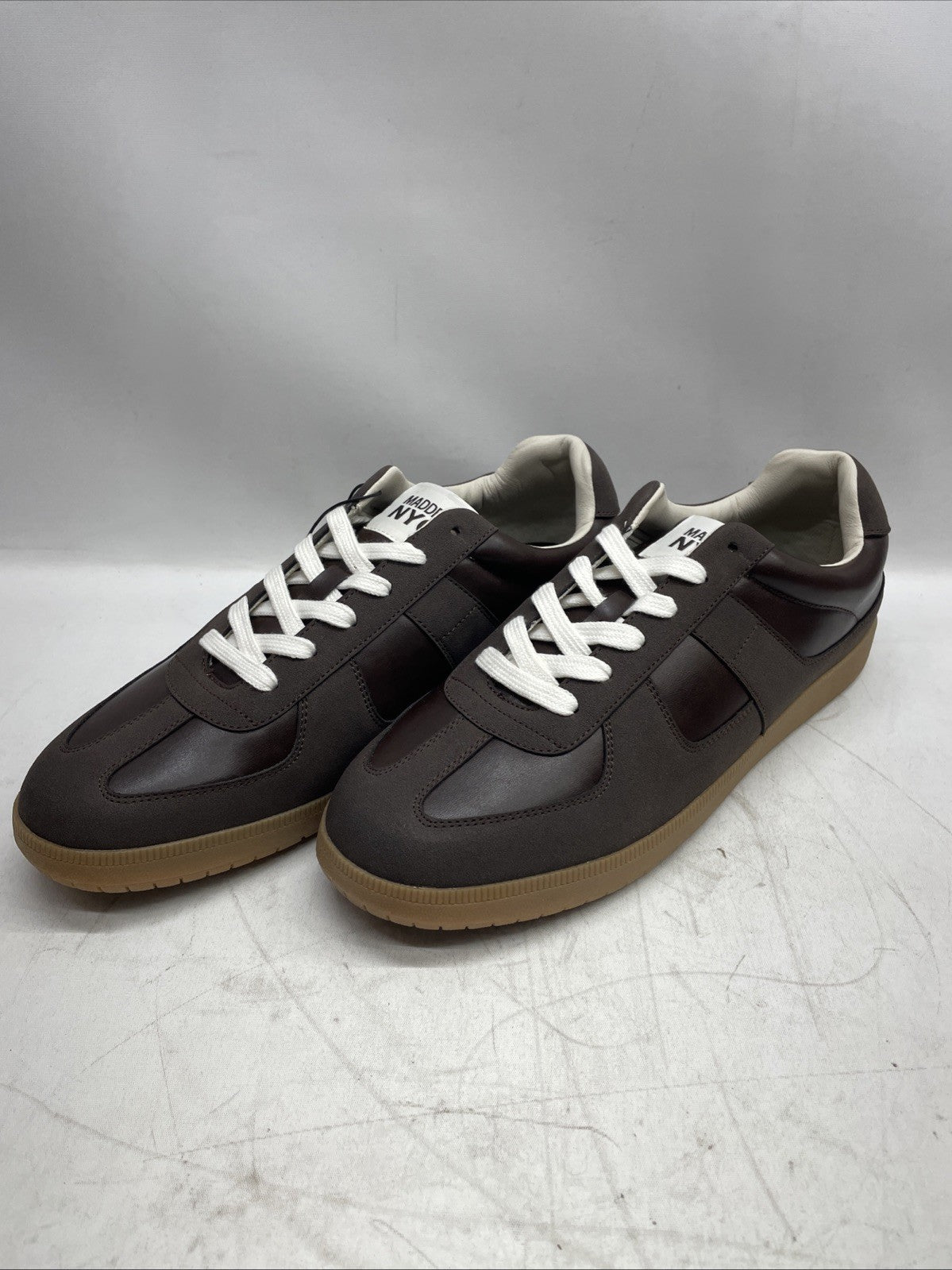 Madden MNYC Comfort Lace-up Breathable Sneakers M-morddy Fash Dark Brown Mens 11