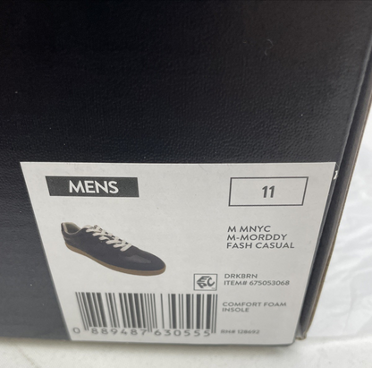 Madden MNYC Comfort Lace-up Breathable Sneakers M-morddy Fash Dark Brown Mens 11
