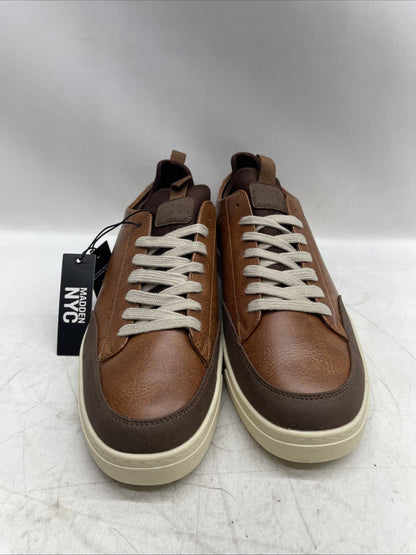 Madden NYC Men's Size 12 Brown Markk Court Casual Sneaker Comfort Foam Insole