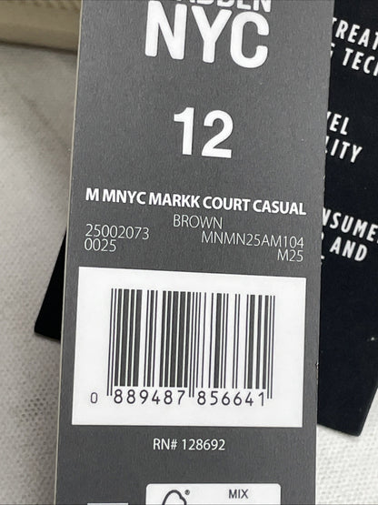 Madden NYC Men's Size 12 Brown Markk Court Casual Sneaker Comfort Foam Insole