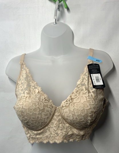 Maidenform DM1188 Women's Casual Comfort Bralette Wireless 40C Foam-lined Cups