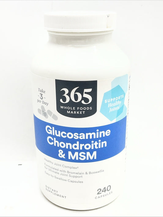 365 by Whole Foods Market, Glucosamine Chondroitin & MSM, Supports Healthy Joint