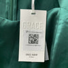 Grace Karin Womens Dress Bodycon Green Cap Sleeve Cocktail Party Casual Size 2XL