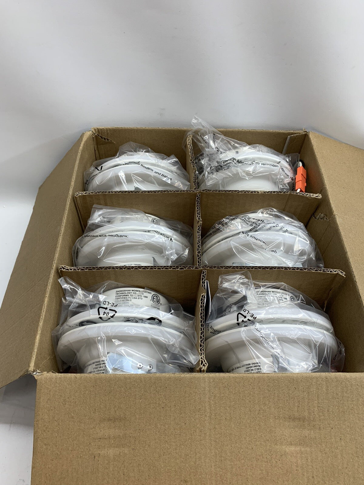 Powerasia 4 Inch 5CCT Retrofit Recessed LED Downlights 9W 630LM White (12 Pack)