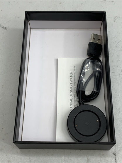 Welly Merck Smart Watch Black Touch Screen Fitness Tracker Pedometer Monitor