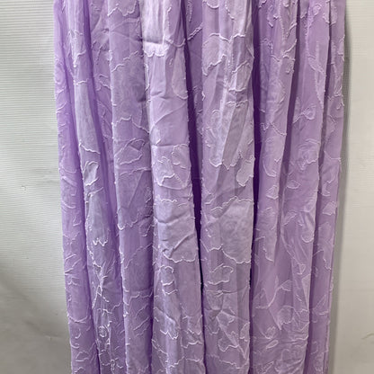 Lulus Sedona Lace Women's Wedding Guest Maxi Dress Lavender Sleeveless Medium