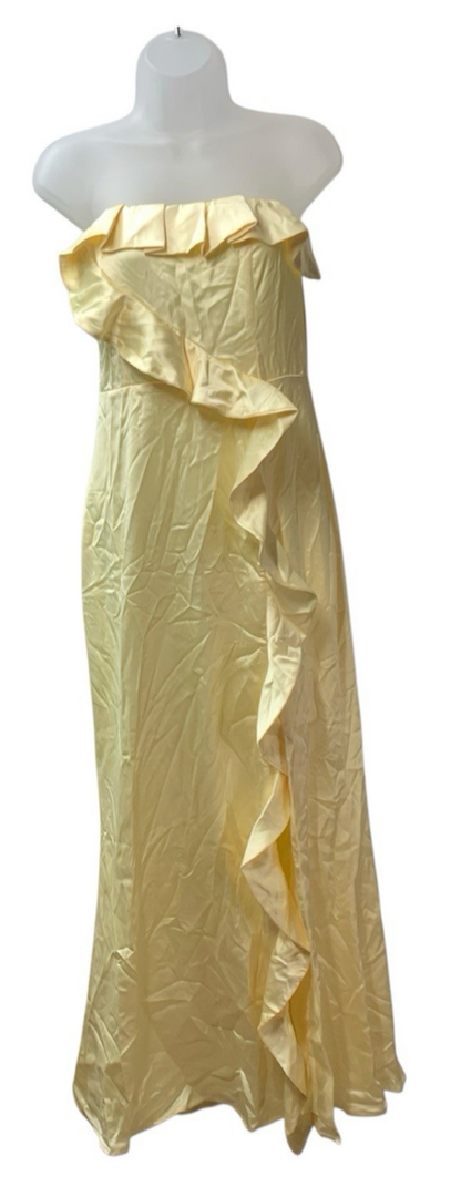 Lulus Bonnie Ruffle Women's Formal Maxi Dress Classy Gala & Evening Party Attire