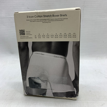 Calvin Klein Cotton Stretch Boxer Brief Men's Small Underwear Breathable 3 Pack