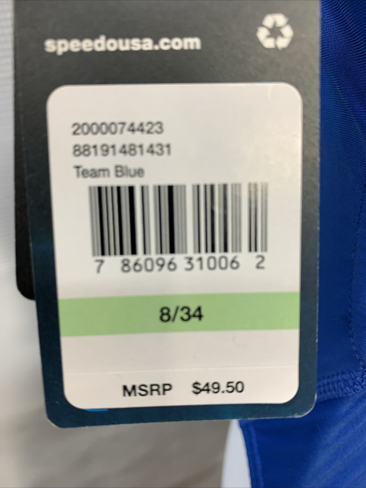 Speedo Women's Swimsuit One Piece ProLT Super Pro Solid, Speedo Blue, Size 8/34