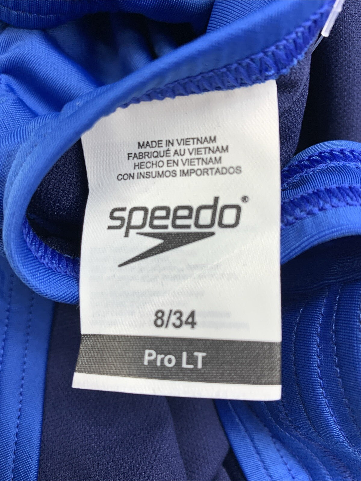 Speedo Women's Swimsuit One Piece ProLT Super Pro Solid, Speedo Blue, Size 8/34