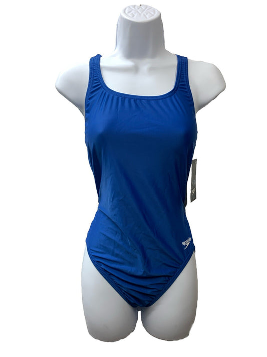 Speedo Women's Swimsuit One Piece Pro Lt Super Pro Solid Adult Blue Size 12/38