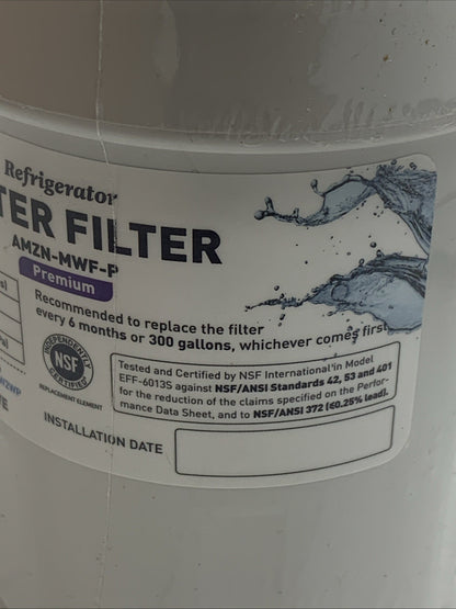 Amazon Basics Replacement AMZN-MWF Refrigerator Water Filter Cartridge - 3 Pack
