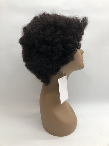 JOEDIR HAIR Short Curly Hair Wigs for Women Natural Black Short Kink 100% Human