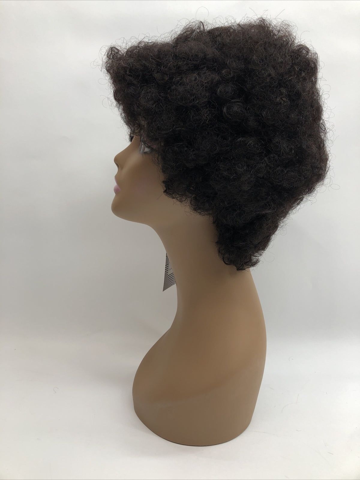 JOEDIR HAIR Short Curly Hair Wigs for Women Natural Black Short Kink 100% Human