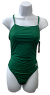 Speedo Womens Swimsuit One Piece Endurance The One Solid Team Dark Green Size 34