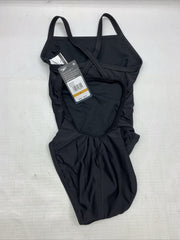 Speedo Women's Pro LT Bathing Suit Black Size 24 One Piece Swimwear Pull On