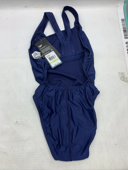 Speedo 252842 Prolt Super Solid Speedo Navy One Piece Swimsuit Size 30 Swimwear