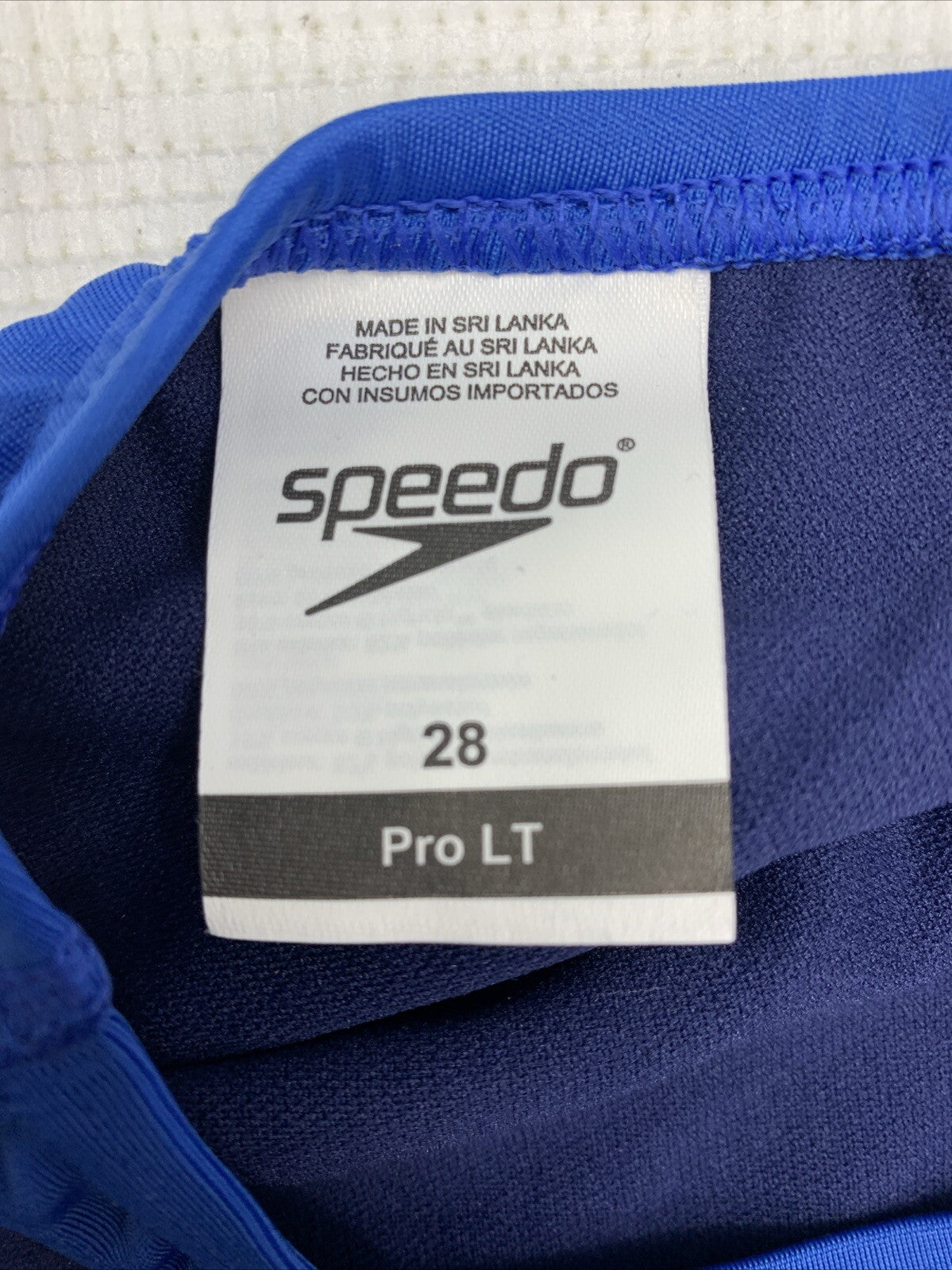Speedo Women's ProLT Super Pro One Piece Swimsuit Speedo Blue Size 28 Swimwear