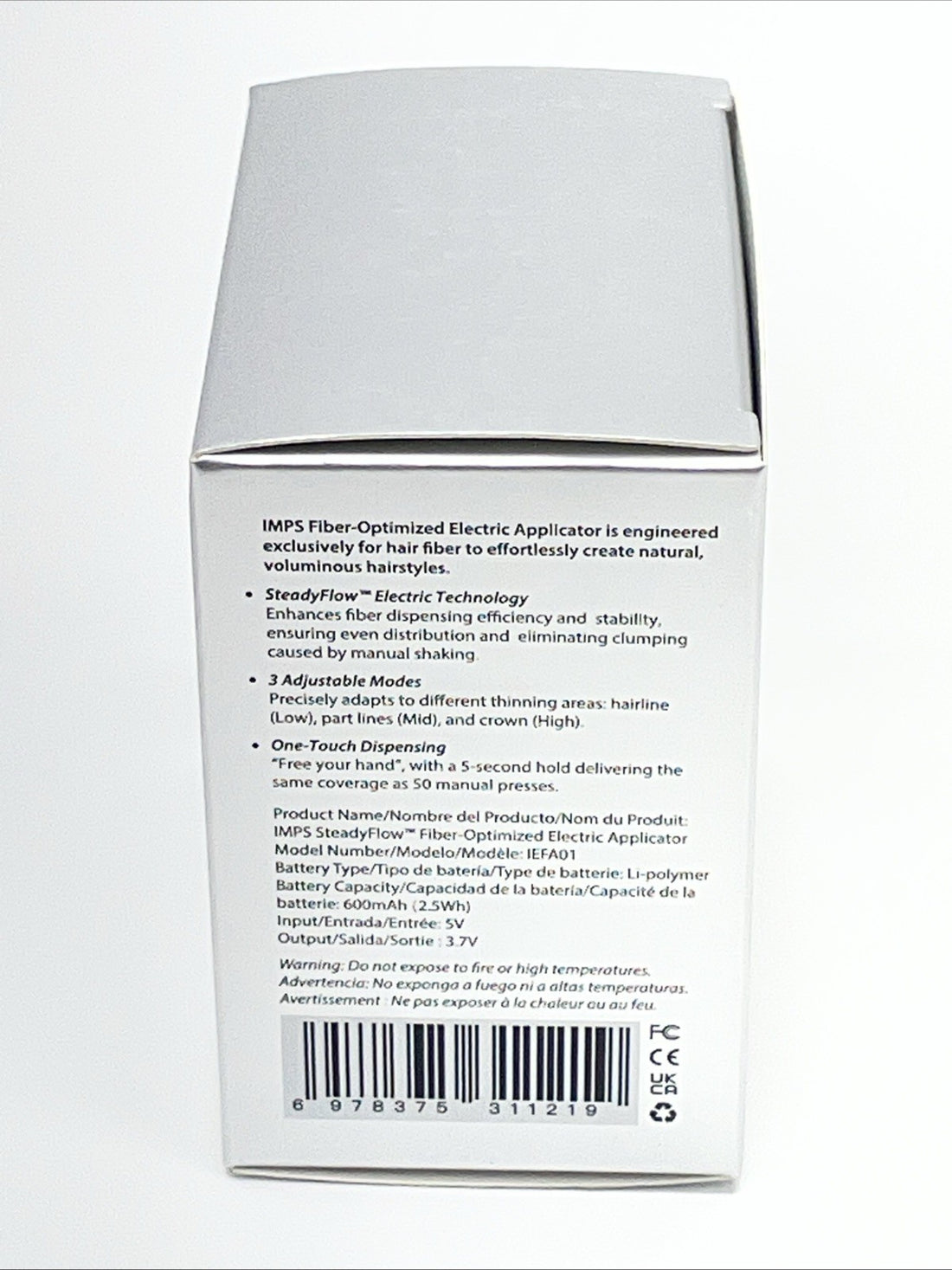 IMPS Electric Hair Fiber Applicator 3 Spray Mode for Thinning Hair Fuller Lookin