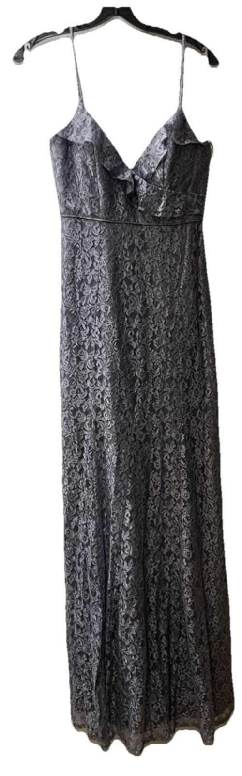 Jenny Yoo Women's One Size Waverly Lace Long Gown Dress Size 2 Spaghetti straps