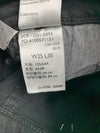 Levi's Women's 501 Original Fit Jeans Long Pants Size 25x30 Black High Rise