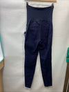 Motherhood Maternity Regular Skinny Leg Athletic Ankle Pants Navy Blue Size XS