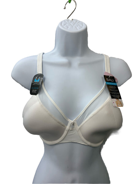 Bali Women's One Smooth U Ultra Light Illusion Neckline Underwire Bra Size 38D