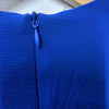 Maggy London Sleeveless Cowl Neck Dress Fluted Skirt Black Size 14 Blue GT911M