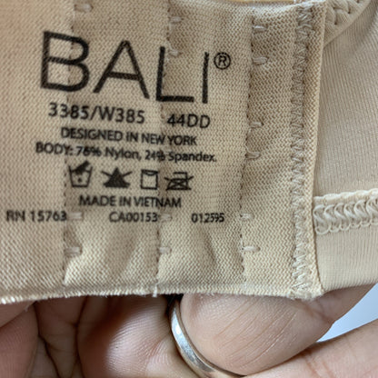 Bali Passion DF3385 Full Coverage Lightly Lined Cups Underwire Bra No-slip 44DD
