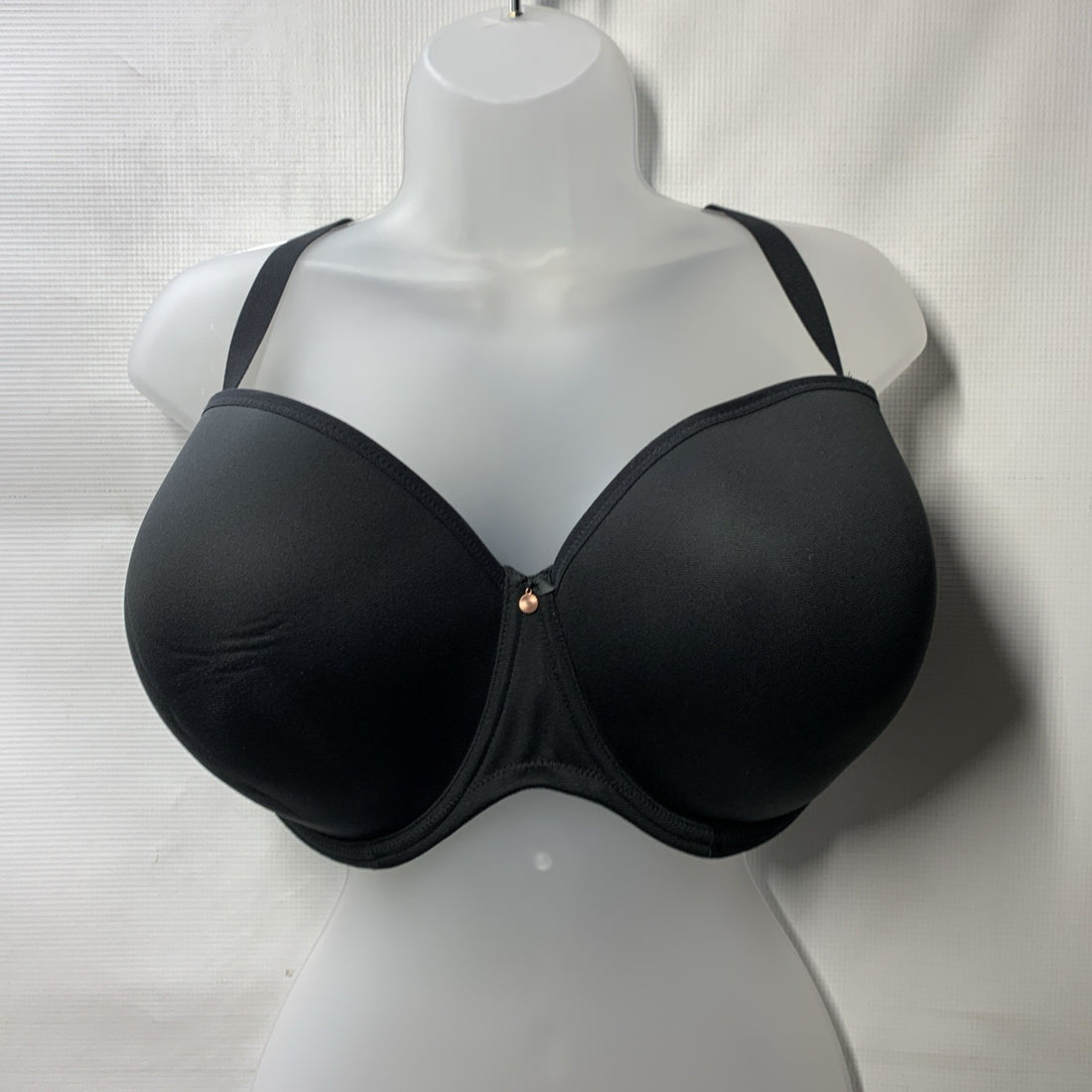 Elomi Women’s Smooth Strapless Underwire Bra Multiway Full Support Black 40K